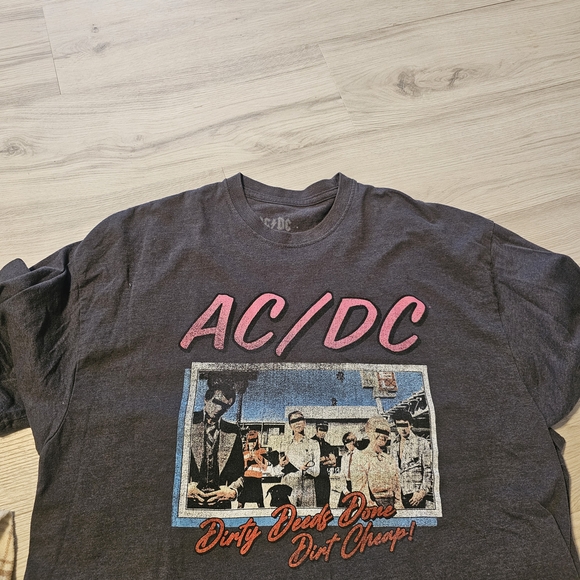 AC/DC Gray Graphic T-Shirt for women - Picture 2 of 3